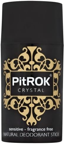 THREE PACKS of PitRok 25% OFF Crystal Natural Deodorant Stick 100g by Pitrok