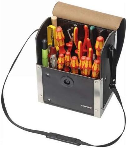 230 x 140 x 300 mm Handy Tool Bag from Cow Leather with Magnetic Catch