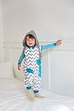 Vaenait Baby 80-110 Jungen Ultrasoft Mikrofaser Schlafsack dicke Decke fuer Winter Microfiber Papa Dino - 4