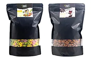 Organic Delights Combo(Froot Loops + Crispy Bites Chocolate) | Choco Fills | Fruit Rings | Multigrain Breakfast Cereals | Goodness of Oats, Corn, Wheat and Rice|Healthy Snack|(200g + 250g)