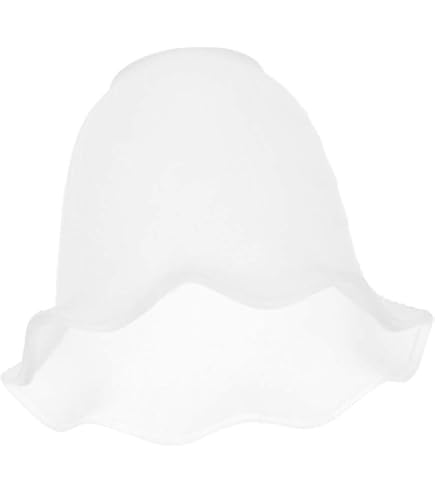 Lampenschirm Ersatzglas - Weißes Milchglas, Durchmesser 11 Cm, Für Kronleuchter & Lampen Aus Eisen/Messing