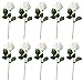 Produktbild Rose Gefälschte Blumen for Hochzeit 10 Pcs Kunstblume Blumenstrauß Unechte Blumen 18 Köpfe Braut Hochzeitsblumenstrauß für Haus Garten Fünf farben