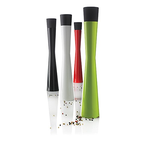 XD Design P262.572 Tower Pfeffermühle mit Kermaikmahlwerk, 42 x 7 cm, schwarz - 5