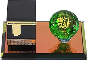 Paradigm Pictures Crystal Glass Kaba Sharif showpiece car Dashboard Muslim Religious Gift