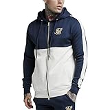  Sik Silk Chaqueta Chándal Gris Hombre Hoodie (S)