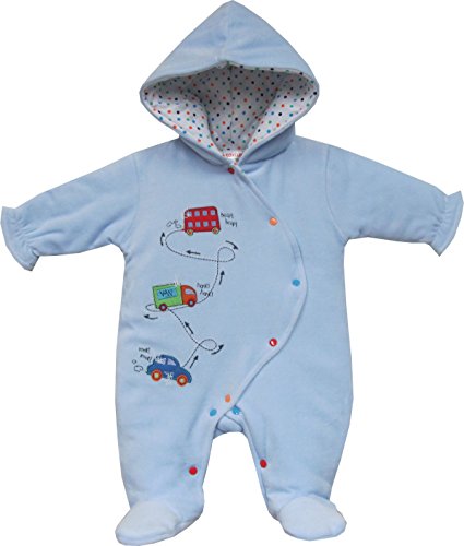Schnizler Baby Boys Snowsuit -  Blue - 0-3 Months