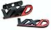 Price comparison product image BADGE SET BLACK & RED REAR TAILGATE FRONT GRILL NON CHROME