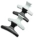 KINGSO 4PCS Black White Hairdressers Butterfly Style Styling Hair Clamps Clips Claw Clasps Hairdressing Salon Tool