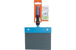 Gardena Grattoir à glace combisystem 15 : racloir à glace, lame en acier trempé et remplaçable, retrait facile des plaques de glace et de la neige tassée, largeur de travail 15 cm (3250-20)