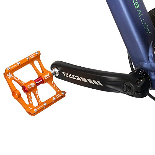 West Biking MTB BMX Fahrrad Pedale superleicht rutschfest Spindel 9/16 Zoll 4 Farben - 6