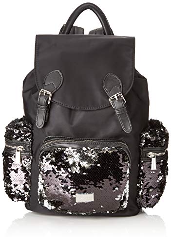 Preisvergleich Produktbild Fornarina Damen Ivy Rucksack, Schwarz (Nero), 10x25x35 Centimeters