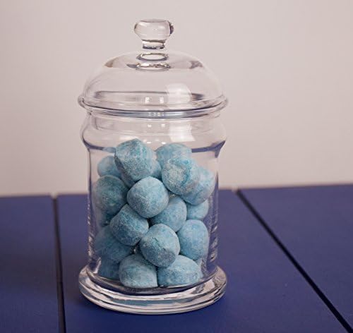 Clear Glass Medium Trinket Sweet Jar, | 19 x 8.5 cm Apothecary Jar