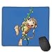 Produktbild Mouse Pad Naughty Monkey Logo Rectangle Rubber Mousepad 8.66 X 7.09 Inch Gaming Mouse Pad with Black Lock Edge