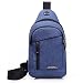 Produktbild Herren Rucksäcke,BestShope Retro Messenger Tasche Einfarbig Schultertasche Brusttasche Gürteltasche Sport FreizeitRucksack Neutraler Rückentasche Beuteltasche Handtasche Reißverschluss Reisetasche