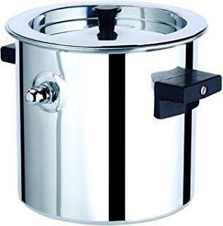 JVL Stainless Steel Double Wall Milk Boiler Storage with Double Bakelite Handle (2 Litre)