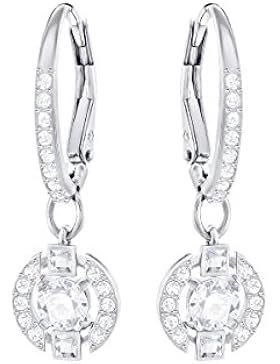 Swarovski Damen Ohrringe Sparkling Dance Round, weiss