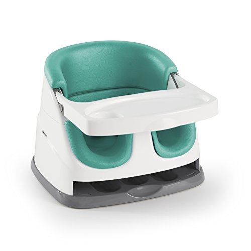 Pacco Regalo Nascita: Rialzo Seggiolone Ingenuity Smartclean (grigio) + 8 Piatti Munchkin Per Bambini