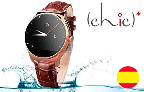 CHIC Pluss INNO R8 Marrón - Smart Watch R8 correa marrón