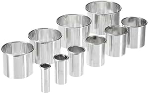 Set 3 Tagliapasta In Acciaio Inox Tala – Diverse Misure, Per Biscotti, Pasta Sfoglia, Mini Quiche