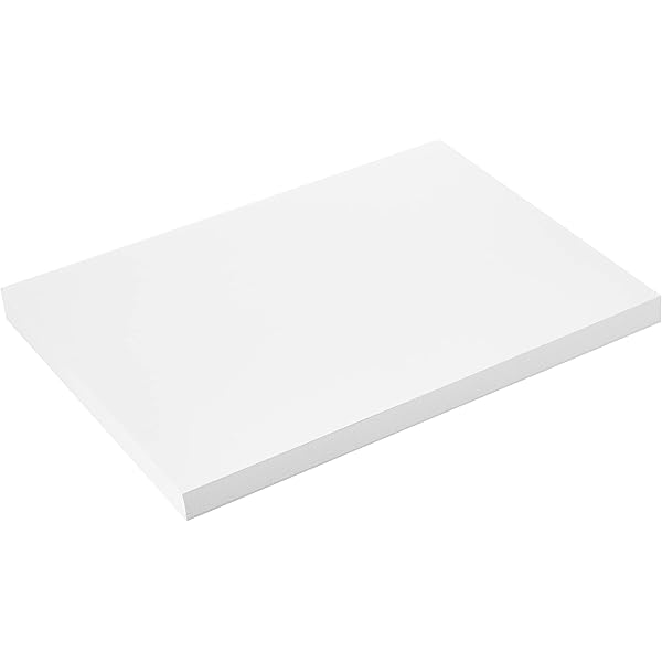 Carton Blanc épais A3 300 G/m² - Paquet De 50 Feuilles - Pour Arts Créatifs, Invitations, Dessin, Scrapbooking
