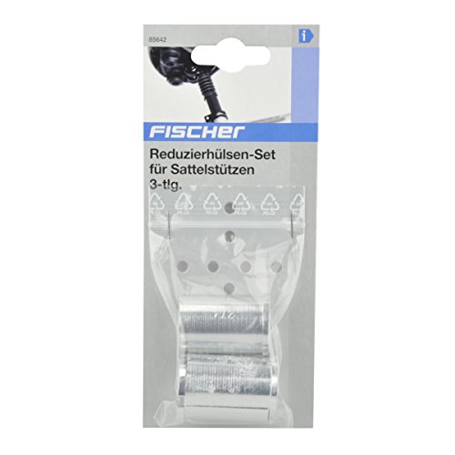 Fischer Sattelstützen 3x Reduzierhülsen-Set, Silber, One Size - 2