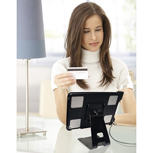 CTA PAD-ASCS Anti-Diebstahl-Sicherheitshülle mit Aufsteller für Apple iPad Air schwarz - 7