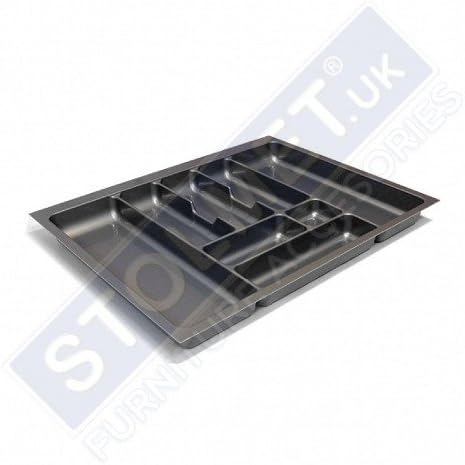 Grey Cutlery Tray Box Insert Cabinet for Blum ModernBox [C - Drawer Width 700mm & upTo 490mm deep]