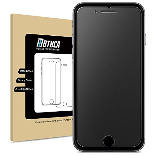 iPhone 7 Plus 8 Plus Mate Vidrio Protector de Pantalla Screen Protector  Mothca Antirreflejos   Anti-huella digital No Dazzling Dureza 9H HD Clear Vidrio Templado Proteger Pel  cula para iPhone 7 Plus iPhone 8 Plus  Suave como la seda y Incre  ble sensaci  n de tacto