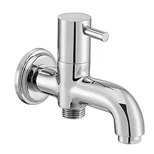 Asian Paints Brass Essess New Echo 2 In 1 Bib Tap With Cartridge (Silver) (NEC02H)