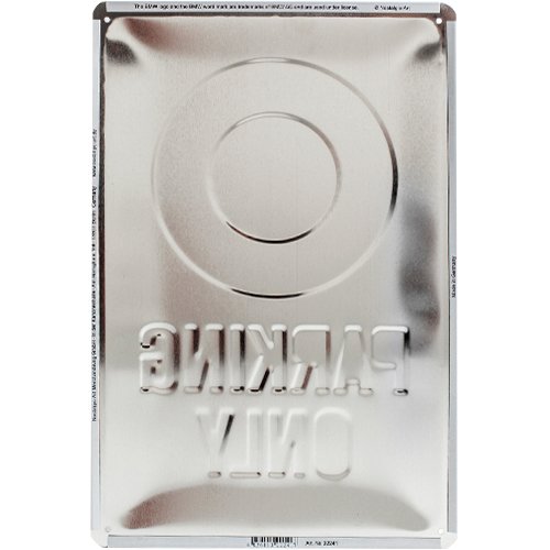 Nostalgic-Art 22241 BMW-Parking Only White Blechschild, 20 x 30 cm - 3