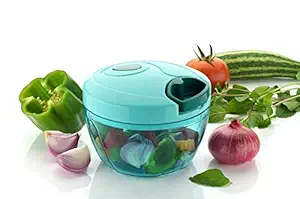 Famous Plastic Handy Chopper with 3 Blade (Blue)