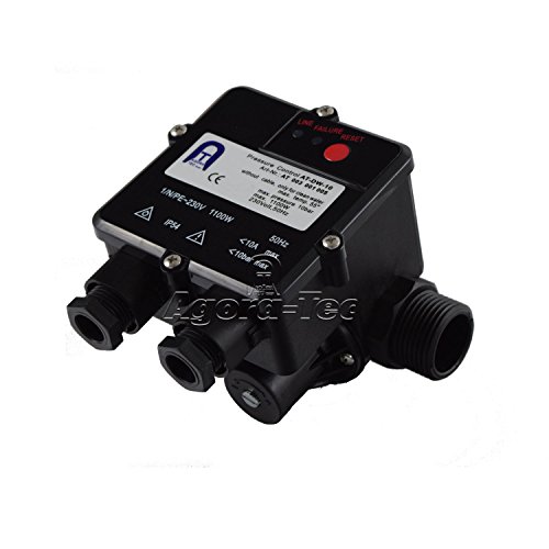 Agora-Tec Pumpen Druckschalter AT-DW-10 unverkabelt zur Pumpensteuerung für Kreisel-, Tauch- Tiefbrunnenpumpen mit Betriebsdruck von 10 bar, AT 003 001 005 - 3