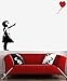 Produktbild Lost Balloon Girl - Wall Vinyl Decal (Balloon Color Choices Available) (RED)
