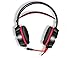 Produktbild LANMEI Computer Gaming Headset mit Anti-Lärm-Subwoofer-Headset,Red