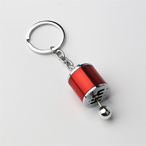 Preisvergleich Produktbild Schlüsselkette Car Shift Lever Anhänger Metall Schlüsselanhänger Geldbörse Handtasche Auto Charme Keychain Geschenk (rot)