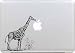 Produktbild Macbook Sticker , Stillshine Removable Schwarz Kreativ Macbook Sticker Aufkleber Skin Laptop Vinyl Decal Sticker Abziehbild Abziehbilder (Giraffe)