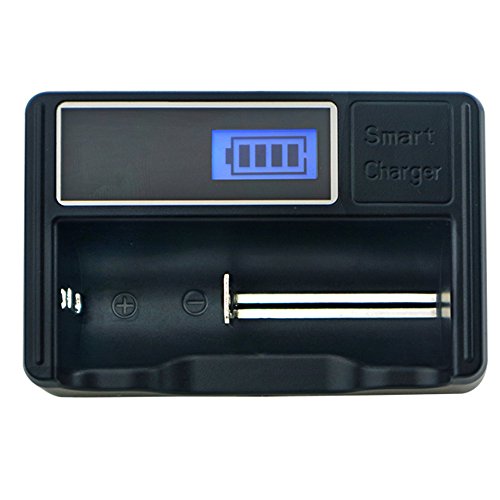 Preisvergleich Produktbild Yunchenghe YS-1 Universal-intelligentes Ladegerät, Bewegliches Reisende LCD intelligentes Anzeige-Ladegerät, Für Akkus NI-MH NI-CD AA AAA Li-Ion LiFePO4 IMR 18650 26650 16340 14500 RCR123