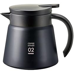 Hario VHS-60B Cafetière en acier inoxydable isolée, 1 W