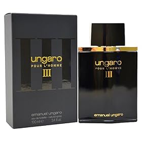 EMANUEL UNGARO Homme III Eau de Toilette pour Homme, 100 ml