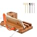 Produktbild 3C-LIFE Bamboo Wood Universal USB Ladestation, Ständer Halter Halter, 4-Port Ladestation mit Apple Watch Ladestation [Holz, EU Stecker]