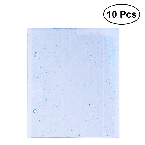 Preisvergleich Produktbild OUNONA 100 Doppelseitig Fliegenfalle Sticky Selbstklebend Insekten Bug Blattläuse Mosquito Trap (blau, 25 x 20 cm)