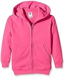 sudadera capucha niña  Fruit of the Loom Kids Classic, Sudadera con Capucha para Niñas, Rosa (Fuschia), 5-6 Años (Talla del fabricante: 26)