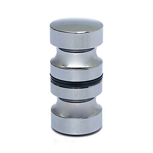 Yongse Aluminiummetall Dia. 30mm Einzel Groove Glastürknauf Duschraum Schrank Handgriff - 2