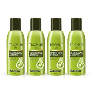 Trichup Healthy Long and Strong Hair Oil, 100ml (Pack of 4)