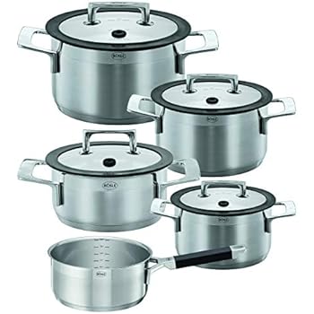 ELO 30004 Topfset Black Pearl 4 teilig: Amazon.de: Küche