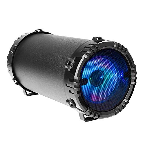 PRIXTON Altoparlante Karaoke Portatile Jaia Max - 75W, Bluetooth, USB, AUX, TF, FM, 10h Autonomia, 2 Ingressi Microfono, Effetti LED