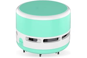Rolin Roly Aspirateur de Table Mini Nettoyeur de Bureau Aspirateur sans Fil Portable pour Outil de Nettoyage De Clavier PC Ne Pas Inclure la Batterie (Bleu)