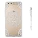Produktbild Huawei P10 Plus Hülle [Lebenslange Garantie],Grandoin 2 in 1 Ultra Dünne Schale Luxus Ultra Dünn Weich TPU Bumper Case Silikon Schutzhülle Handy Tasche Rückseite Hülle Etui Cover TPU Bumper Schale für Huawei P10 Plus (Weiße Mandala)