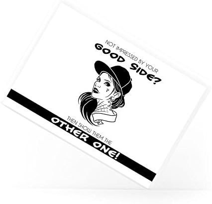 Show Them Your Bad Side Feminist Quote Movement Ceramic Fridge Magnet