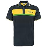 senna helmet auction waschbar bis 30 °C Ayrton Senna Polo-Shirt Racing (L)